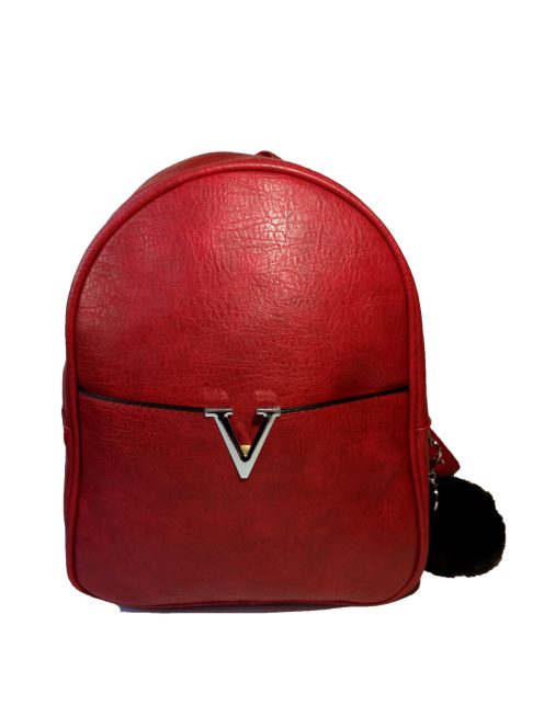 Backpack V with Metal Decor (red)